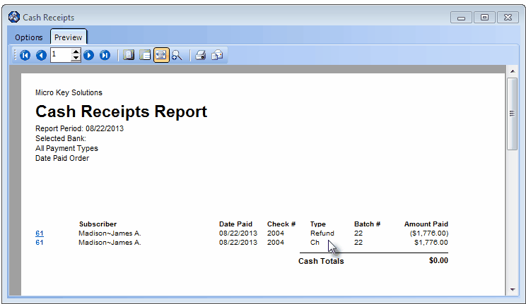 HelpFilesCashreceiptsReportPreviewWithRefund