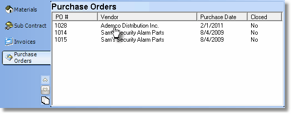 HelpFilesJobCostingPurchaseOrderTab