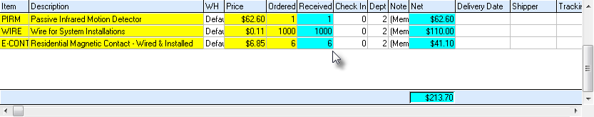 HelpFilesPurchaseOrdersReceivedColumn