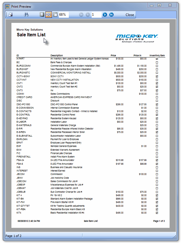 HelpFilesSale-PurchaseItemList