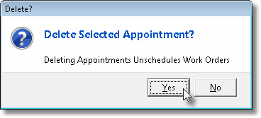 HelpFilesTechnicianSchedulingDeleteSelectedAppointment