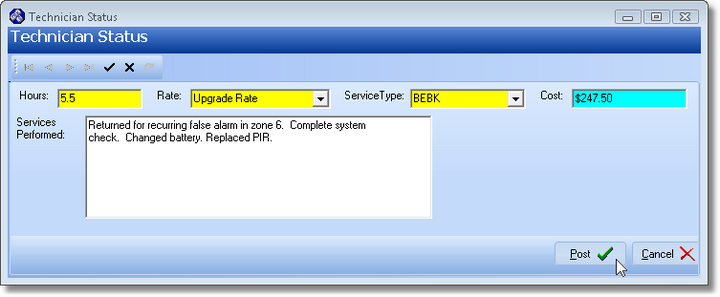 HelpFilesTechnicianStatusHousrs&Costs